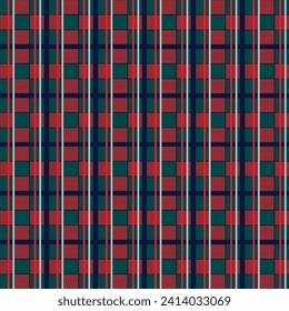 Christmas Decorative Plaid Textile Pattern