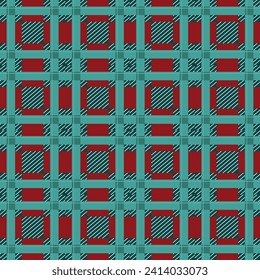 Christmas Decorative Plaid Textile Pattern