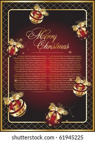 Christmas decorative red balls