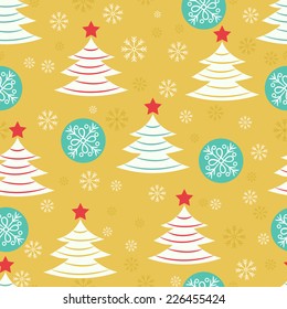 Christmas decorative seamless pattern
