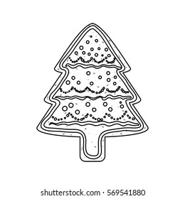 Christmas decorative symbol icon vector illustration graphic design