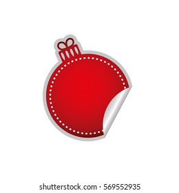 Christmas decorative symbol icon vector illustration graphic design