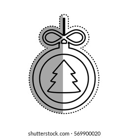 Christmas decorative symbol icon vector illustration graphic design