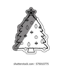 Christmas decorative symbol icon vector illustration graphic design