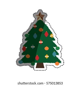 Christmas decorative symbol icon vector illustration graphic design