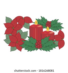 Christmas decorative vector illustration design