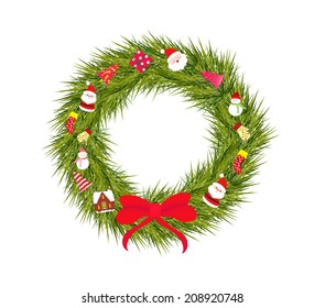 Christmas decorative wreath