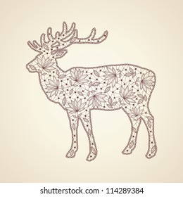 Christmas deer