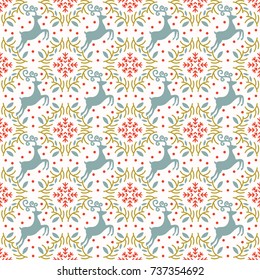 Christmas Deer Background