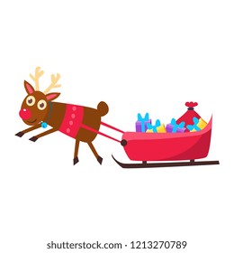 Christmas deer characters