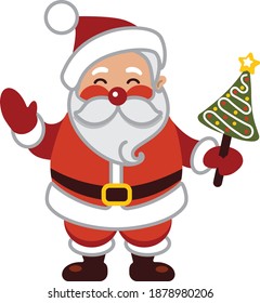 Christmas deer. Color illustration. Vector graphics. Stylization. Christmas