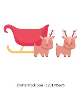 Christmas deer design