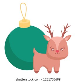 Christmas deer design