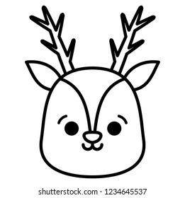 Christmas deer design