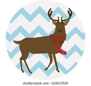 Christmas deer design