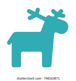 christmas deer icon