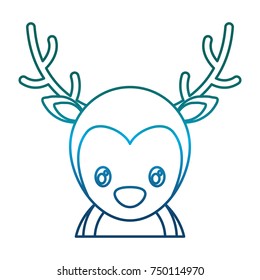 christmas deer icon
