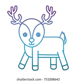 christmas deer icon