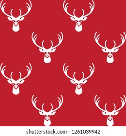 christmas deer pattern