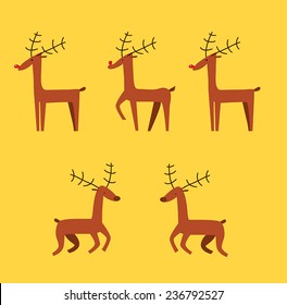 Christmas deers variations