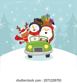 Christmas Delivery With A Car