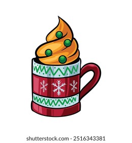 Christmas Design Art Full Color Illustration Decoration Element Vector
