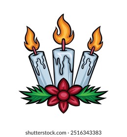 Christmas Design Art Full Color Illustration Decoration Element Vector
