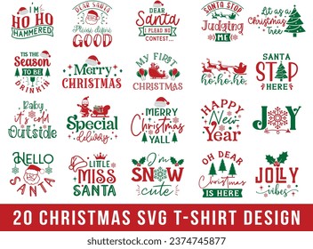 Christmas Design Bundle T shirt design