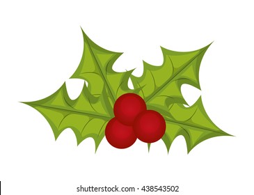 Christmas design. Decoration icon. Flat and isolated illustratio