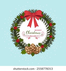 Christmas Design with decorative elements.