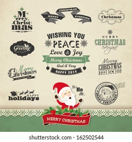 Christmas design elements