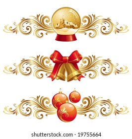 Christmas design elements