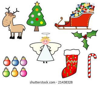 Christmas design elements