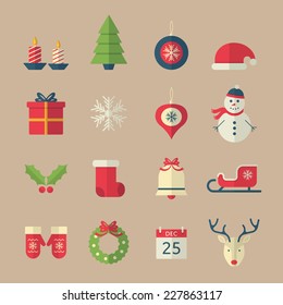 Christmas design elements