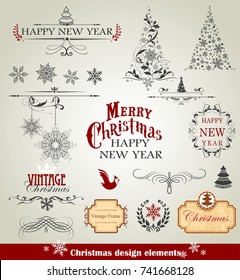 Christmas Design elements