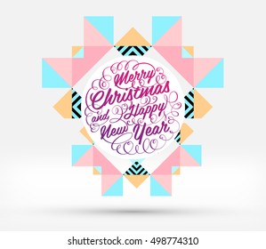Diseño de Navidad y elementos para Navidad y Año Nuevo 2017 Invitaciones, carteles, volantes, afiches y carteles - Ilustración vectorial