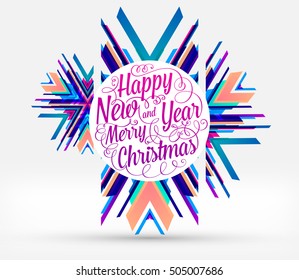 Diseño de Navidad y elementos para Navidad y Año Nuevo 2017 Invitaciones, carteles, volantes, afiches y carteles - Ilustración vectorial