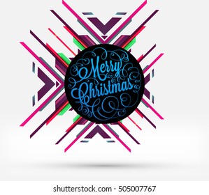 Christmas Design and Elements for Christmas and New Year 2017 Invitations, Placards, Flyers, Posters and Banners - Vector Illustration