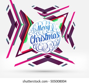 Christmas Design and Elements for Christmas and New Year 2017 Invitations, Placards, Flyers, Posters and Banners - Vector Illustration