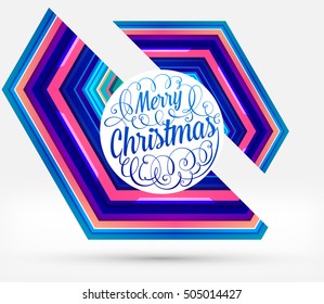 Christmas Design and Elements for Christmas and New Year 2017 Invitations, Placards, Flyers, Posters and Banners - Vector Illustration