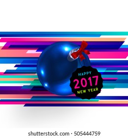 Christmas Design and Elements for Christmas and New Year 2017 Invitations, Placards, Flyers, Posters and Banners - Vector Illustration