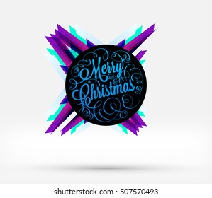 Christmas Design and Elements for Christmas and New Year 2017 Invitations, Placards, Flyers, Posters and Banners - Vector Illustration