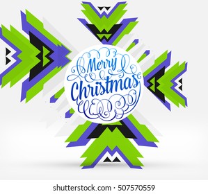 Diseño de Navidad y elementos para Navidad y Año Nuevo 2017 Invitaciones, carteles, volantes, afiches y carteles - Ilustración vectorial