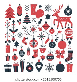 Christmas design elements, vector set