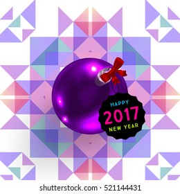 Christmas Design and Elements for Xmas and New Year 2017 Invitations, Placards, Flyers, Posters and Banners - Vector Illustration