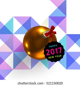 Weihnachtsdesign und Elemente für Einladungen, Plakate, Flyer, Poster und Banner zum Weihnachtsfest 2017 - Vektorgrafik
