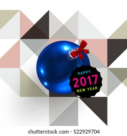 Christmas Design and Elements for Xmas and New Year 2017 Invitations, Placards, Flyers, Posters and Banners - Vector Illustration