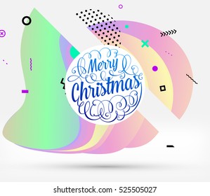 Christmas Design and Elements for Xmas and New Year 2017 Invitations, Placards, Flyers, Posters and Banners - Vector Illustration