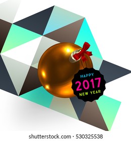 Christmas Design and Elements for Xmas and New Year 2017 Invitations, Placards, Flyers, Posters and Banners - Vector Illustration