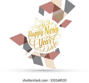 Diseño de Navidad y elementos para Navidad y Año Nuevo 2017 Invitaciones, carteles, volantes, afiches y carteles - Ilustración vectorial
